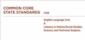 The CCSS anchor standards are for social studies, history, science, and technical subjects -- not just ELA!