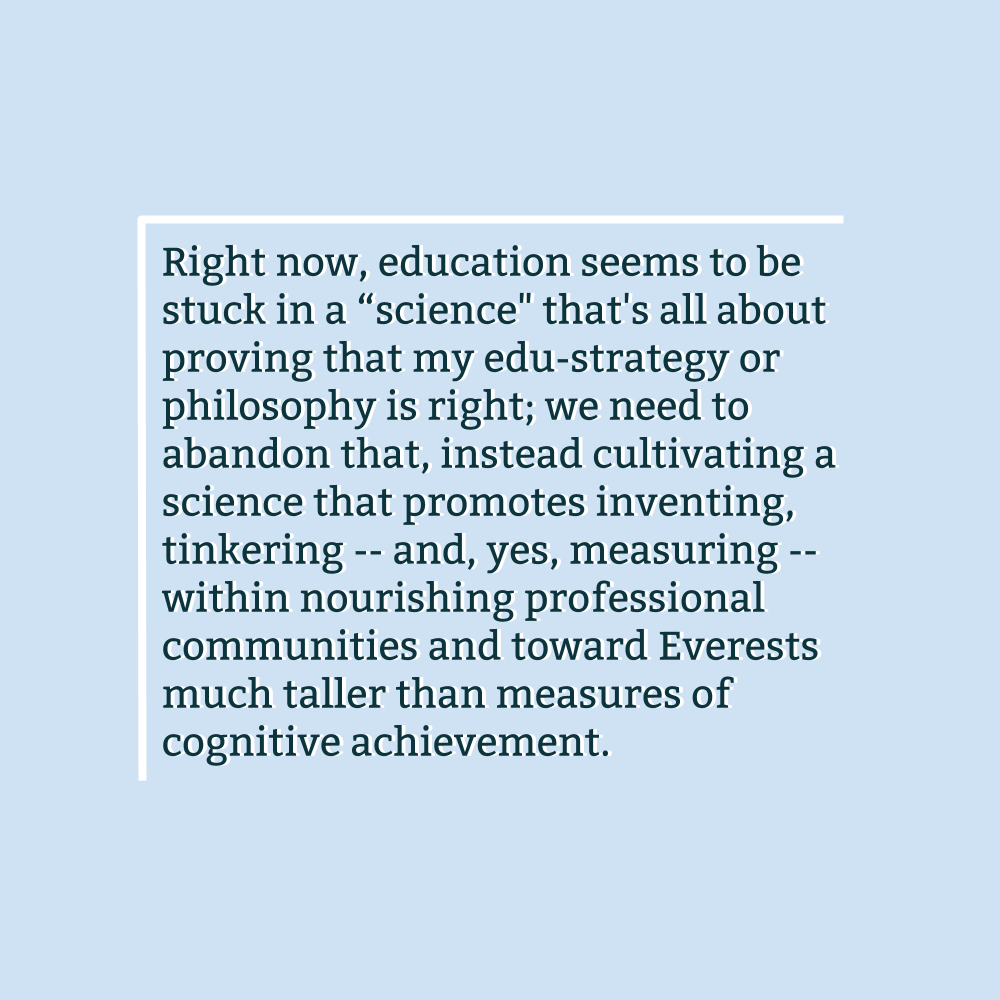 The Kind of Science that Teaching Needs - Dave Stuart Jr.