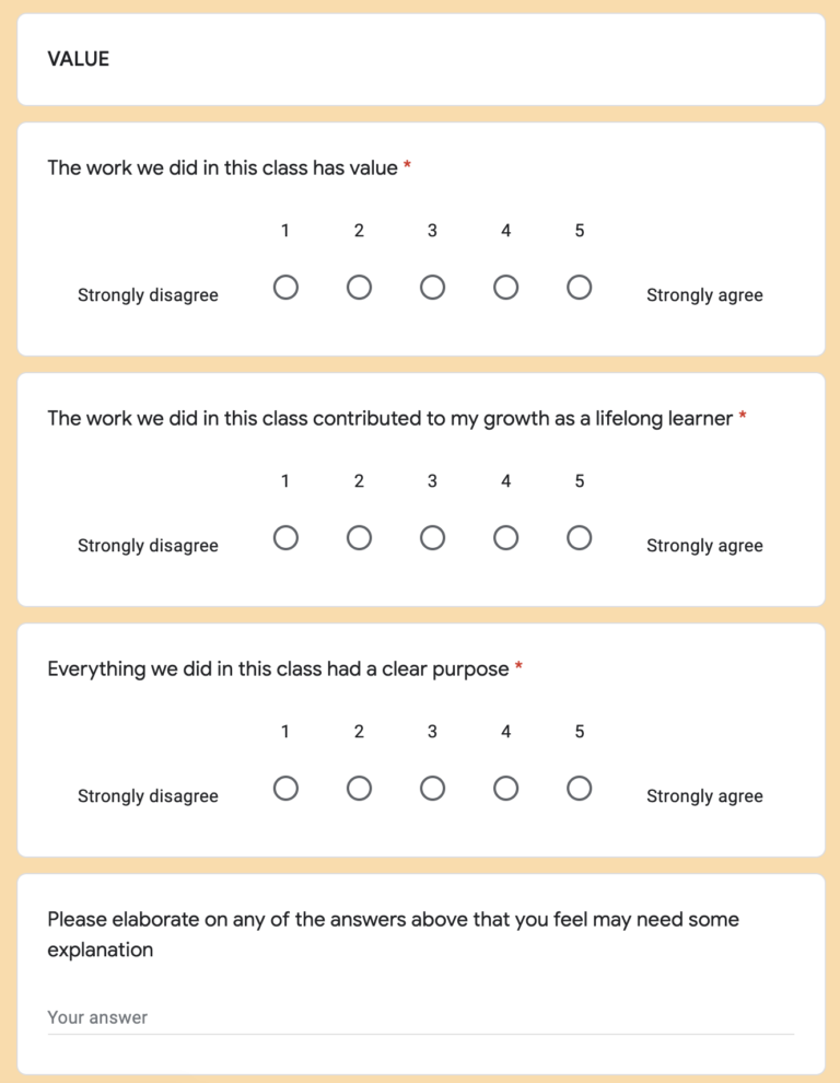 An End-of-Year Survey for Measuring the Five Key Beliefs - Dave Stuart Jr.